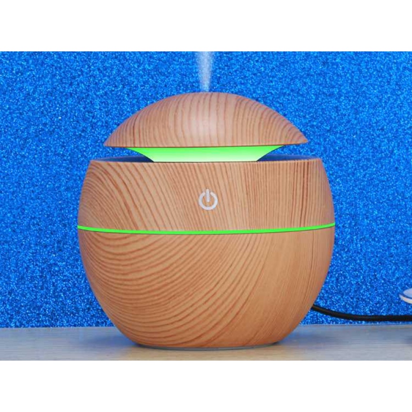 UltraSonic Aroma Aromatherapy Air Humidifier Pelembab Pewangi Ruangan - Kayu