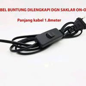 Kabel Saklar ON OFF Hitam / Kabel AC Saklar***