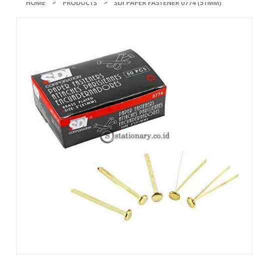 

SDI Paper Fastener 0774 (51mm)