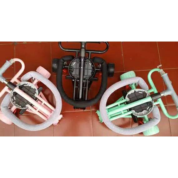 Paling Sesuai.. MAGIC STROLLER / KURSI DORONG ANAK / TRIKE Exotic ET-LW002 Shock Absorbers Cabin Siz