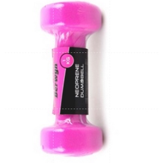 Berwyn Dumbbell 1kg Neoprene Pink Peralatan Olahraga Barbel Warna Alat Olahraga Tangan Barbell