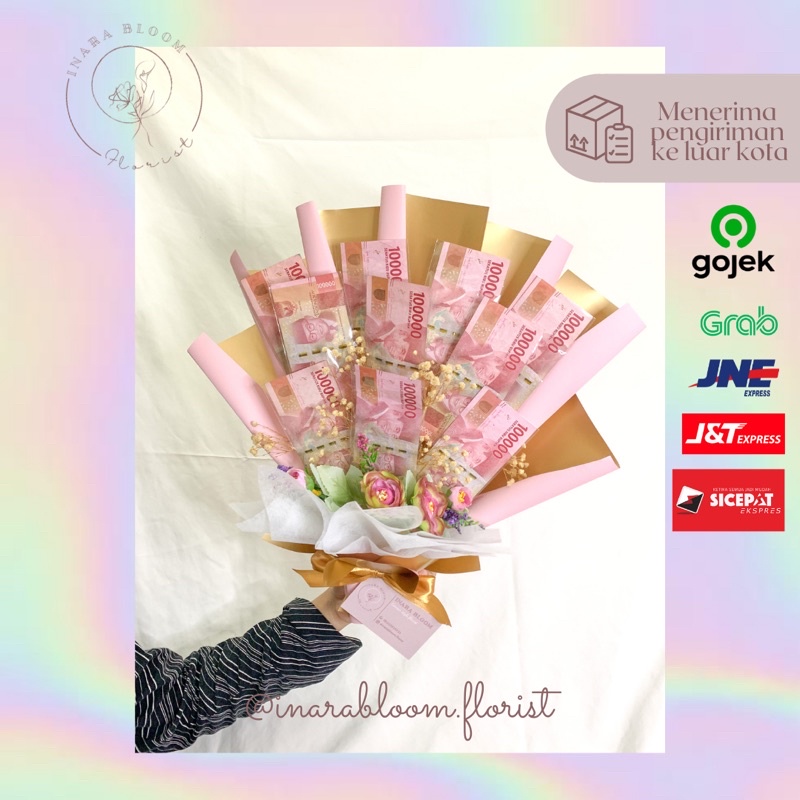 buket uang/ buket uang asli murah/ buket bunga uang asli/ bouquet uang/ buket uang murah/ buket bung