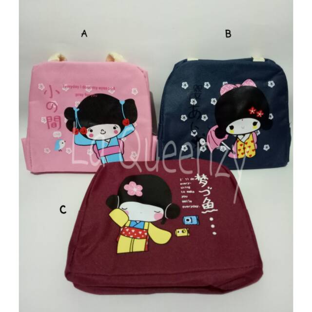 (LQ) Tas Bekal Gadis Jepang