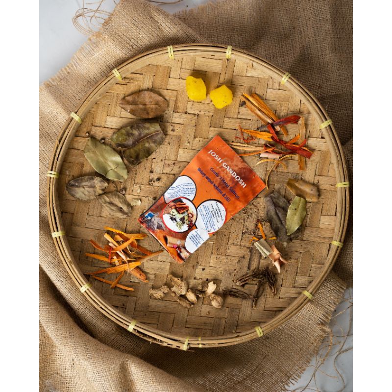 

Wedang Rempah/Wedang Uwuh (Gratis 3 Saffron/pcs) Paket 12 pcs