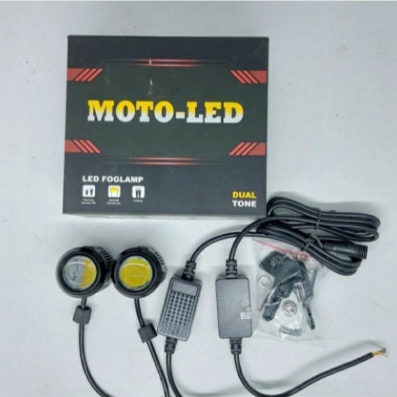 Lampu D2 laser Mini Moto-led hi low putih kuning mini LED NMAX 2020 NMAX AEROX ADV Moto-Led Premium