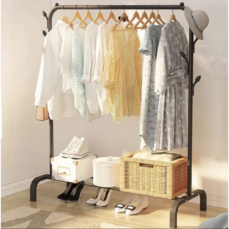 Rak Gantungan Baju / Topi / Tas / Tempat Sepatu / Clothes Hanger Rack Rak Pakaian