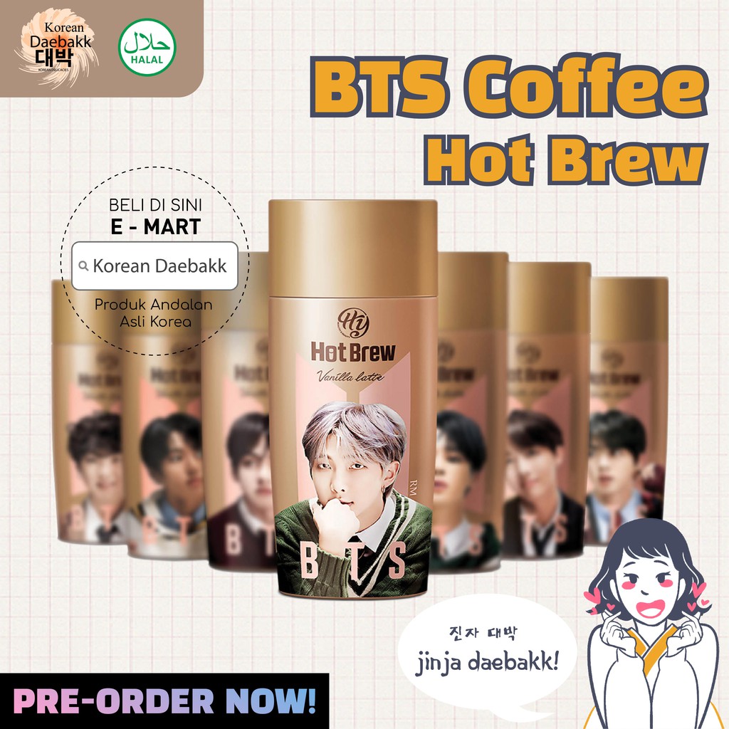 

BTS ARMY COFFEE HOT COLD BREW