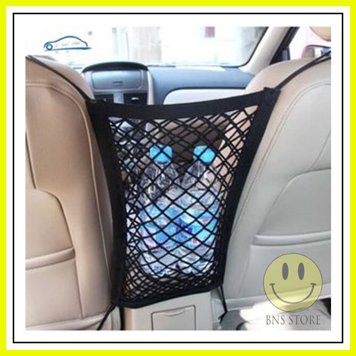 Jaring Penyimpanan Barang Jok Mobil Tengah Car Net Storage
