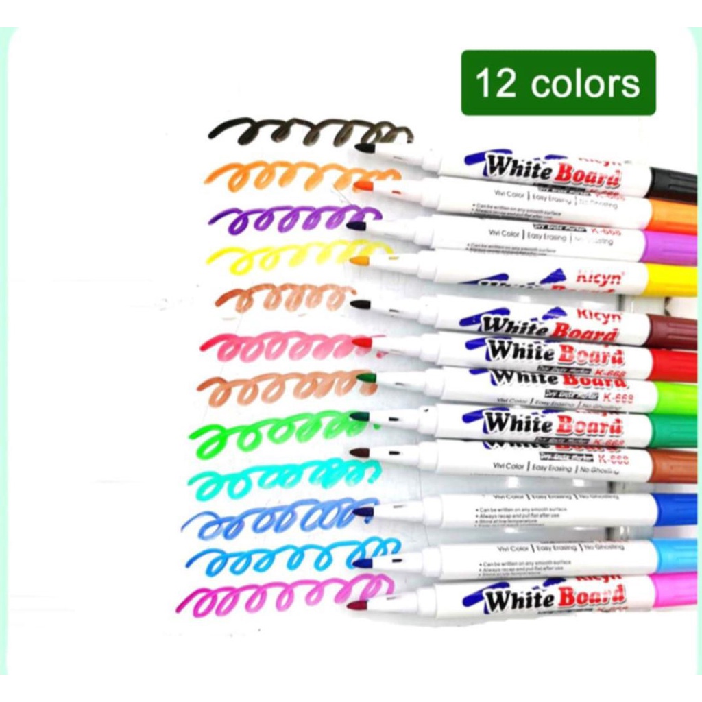 Gelasa Magic Marker Floating Pen Water Based Spidol Ajaib