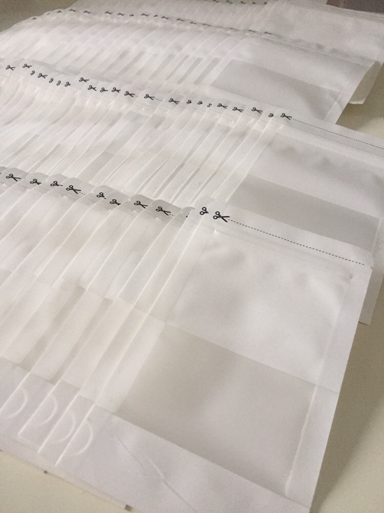 Standing Pouch Varian Kraft Putih Window / Plastik Zipper Ziplock Kemasan Aneka Snack Murah Satuan