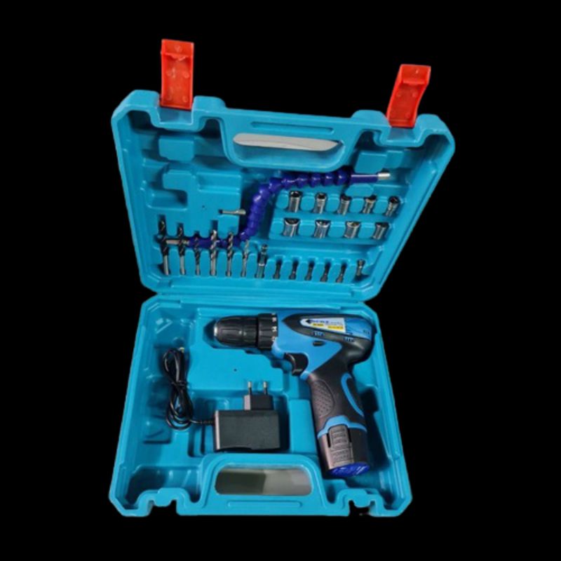 MESIN BOR BATERAI/BOR CAS SET MEREK BENZ 10MM