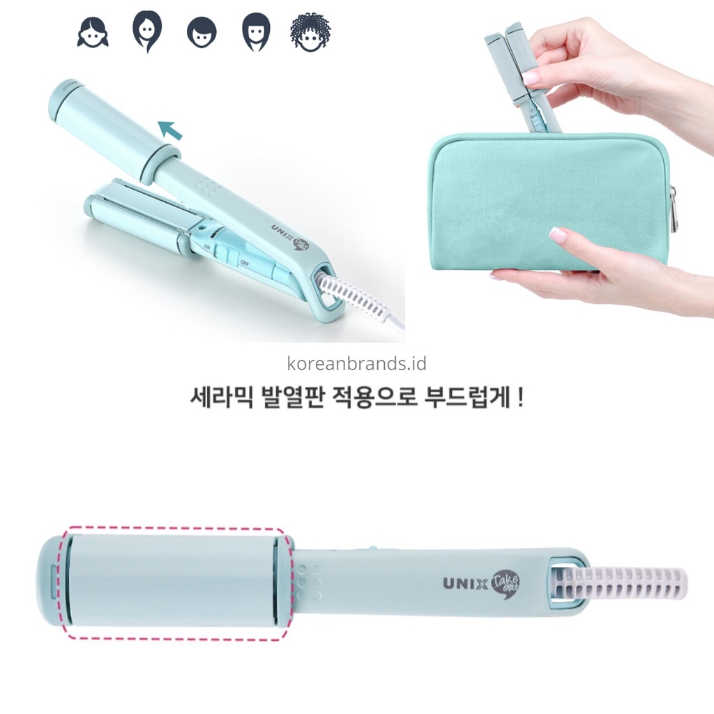 Unix Takeout Mini Series Hair Iron Catokan Mini Korea