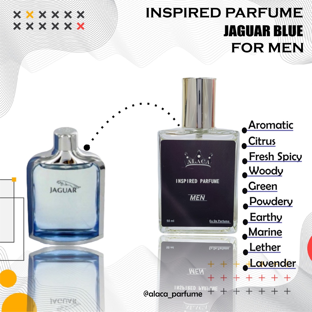 Farfum Parfum Parfume Minyak Wangi Jaguar Blue Pria Cowok Laki Laki - Alaca Inspired Parfume