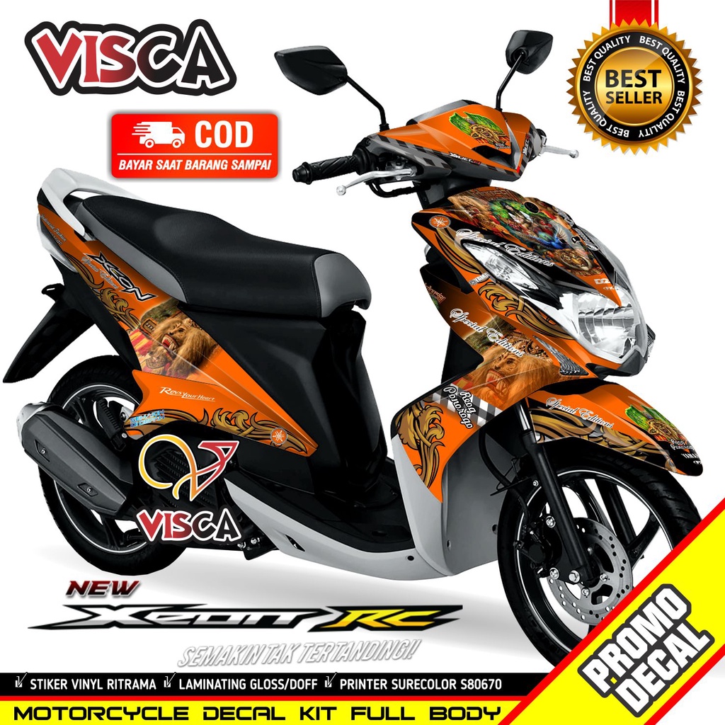 Decal Xeon Rc Karbu Full Body Stiker Xeon Rc Karbu Full Body Striping Xeon Karbu Variasi Decal Holog