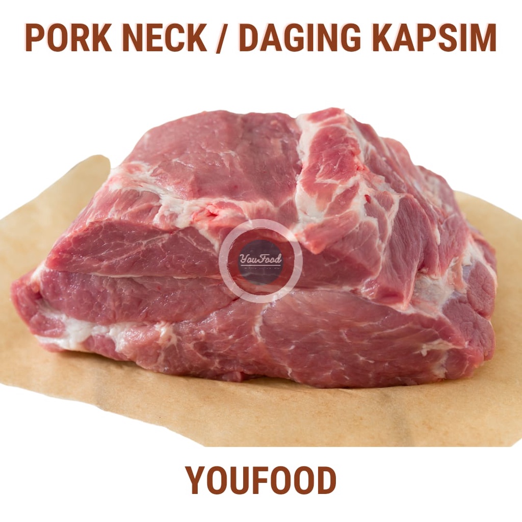 

Daging Babi Kapsim Kembang Utuh - Pork Neck Whole