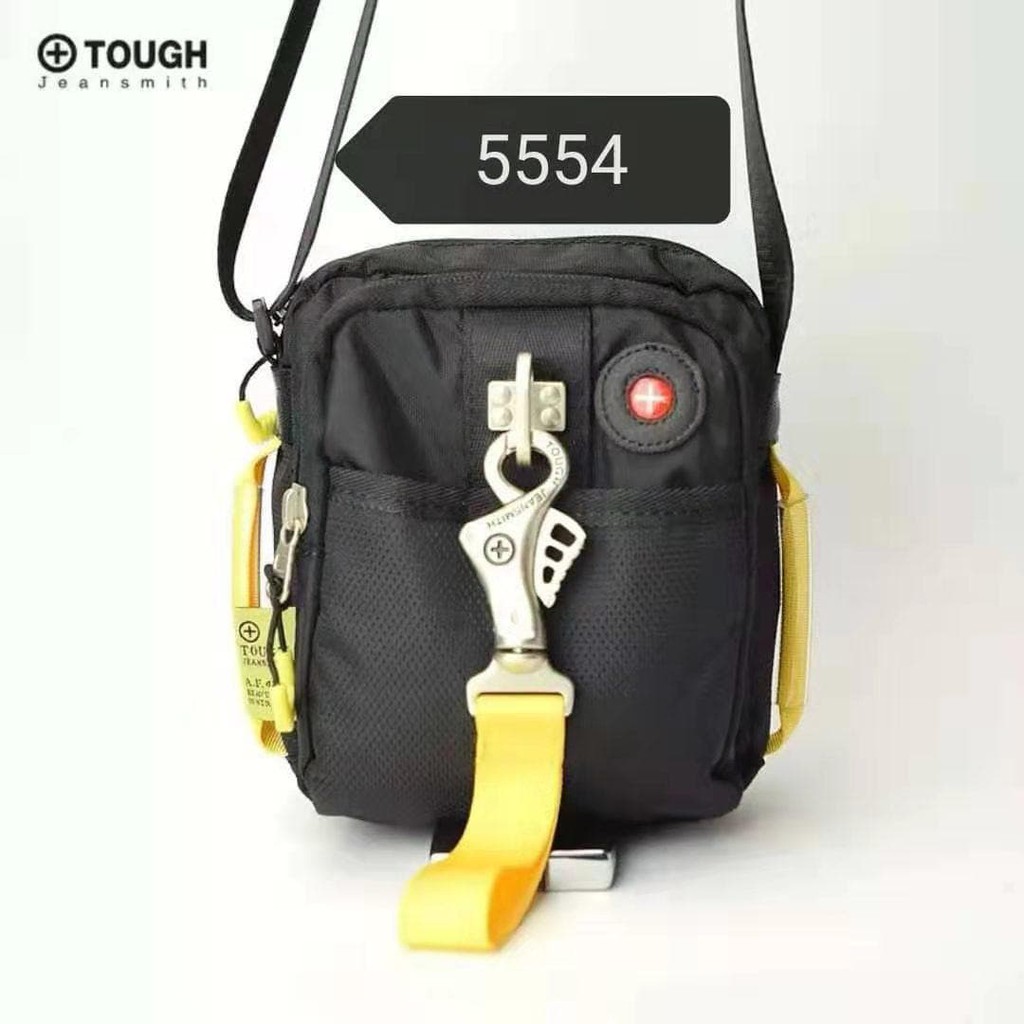 Hot Promo! TAS SELEMPANG PRIA TOUGH JEANSMITH 5554 TAS SLING BAG PRIA Baru!