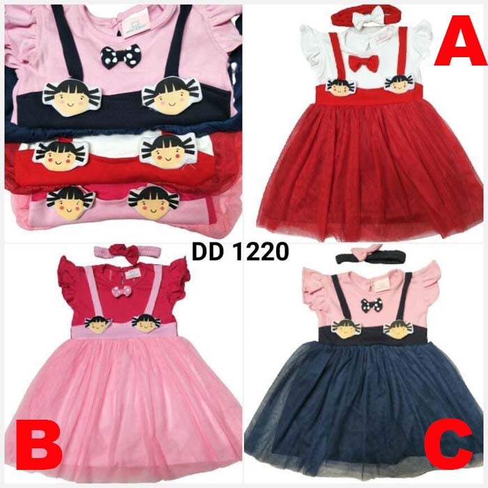 Baju Bayi Perempuan Dress Bayi Nyaman Murah Cute Girl