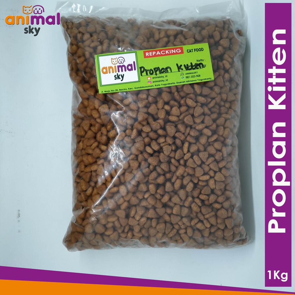 Makanan Kucing Proplan / Proplan Kitten 1kg / Cat Food / Repack 1kg