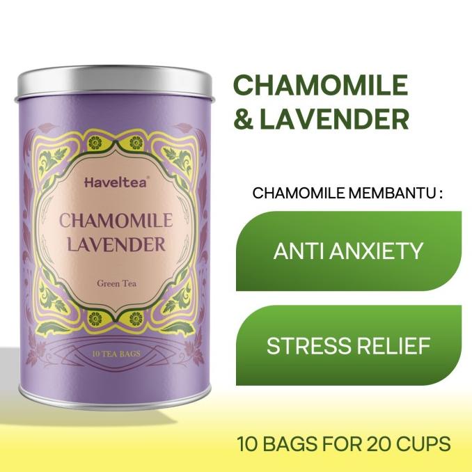 

(BISA COD) CHAMOMILE LAVENDER | Big Tin | Haveltea | Floral Green Tea BOOM SALE Kode 1369