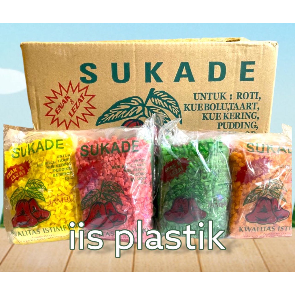 Sukade Buah Kering Warna Warni 250gr