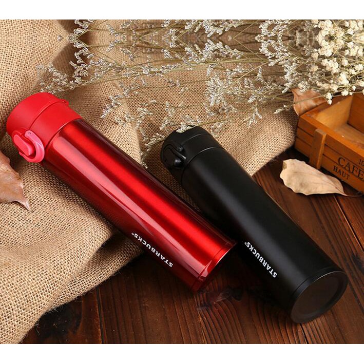 Tumbler Botol Minum Thermos 400ml OneTwoCups  RED