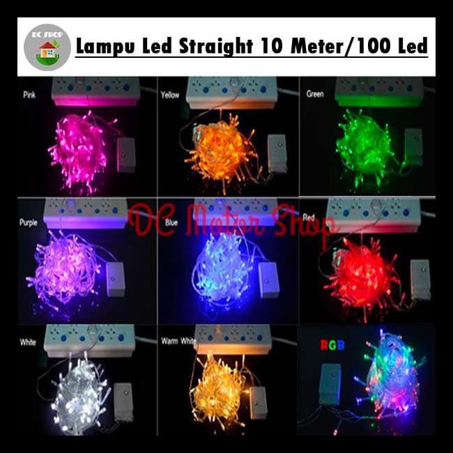 Lampu Tumblr / Tumblr Lamp /Lampu Hias/Natal Led 10M / 10Meter 100 Led - White Kode 547