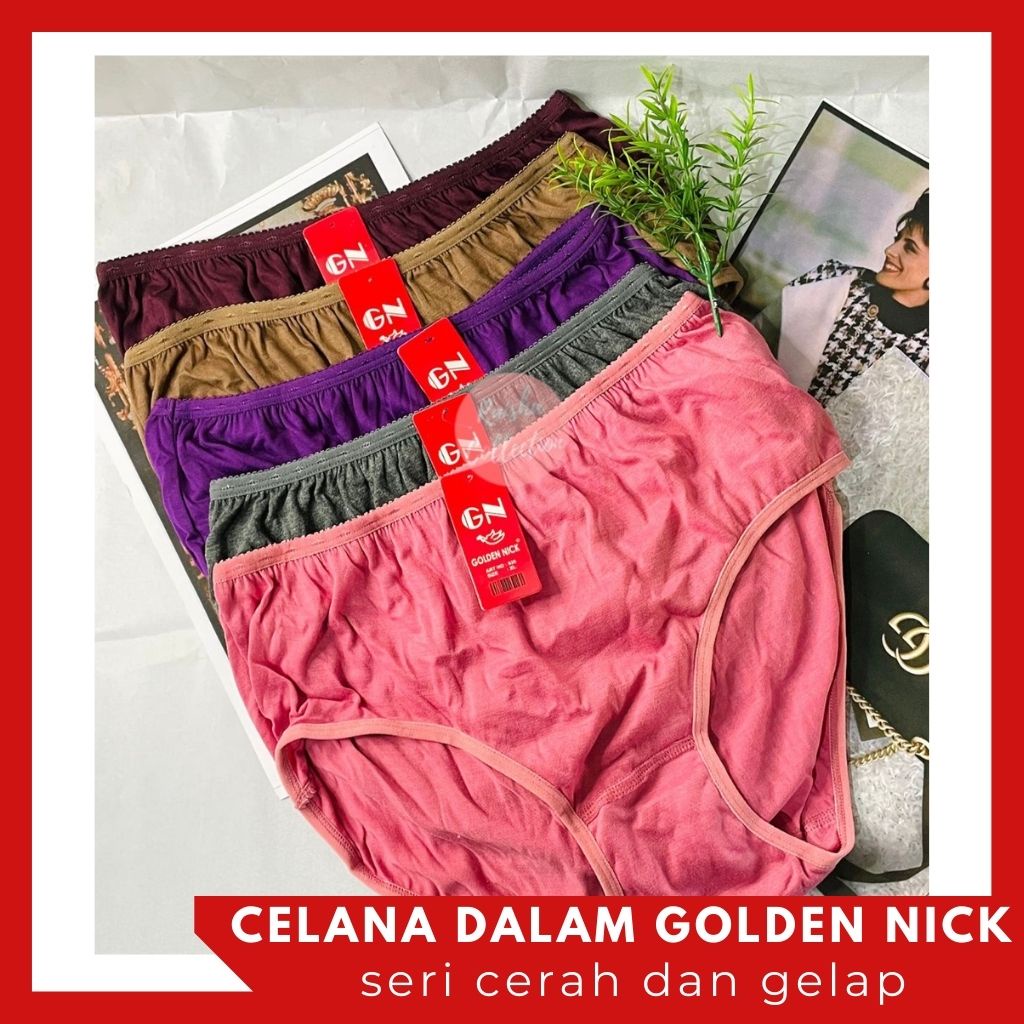 RC Golden Nick Cd Celana Dalam Wanita Golden Nick Warna Terang Dan Gelap-1