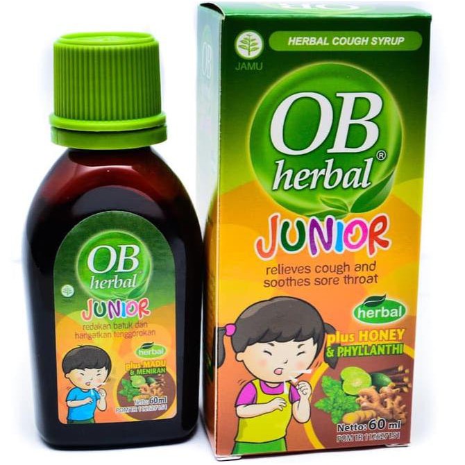 Obat Batuk Herbal Anak Ob Herbal Junior 60 Ml Promoo Shopee Indonesia