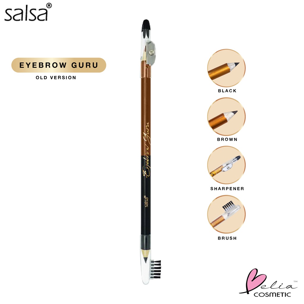 ❤ BELIA ❤ Salsa Eyebrow Guru | Pensil Alis 4 in 1