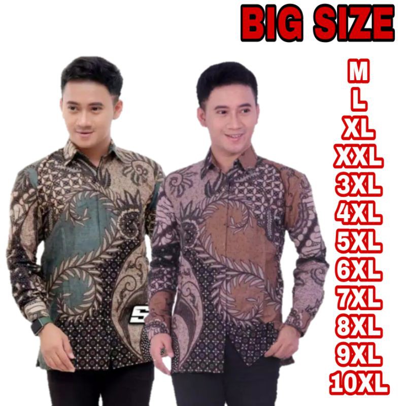 NEW ARRIVAL DISTRO BATIK KEMEJA SIZE JUMBO M L XL XXL 3XL 4XL 5XL 6XL 7XL 8XL 9XL 10XL