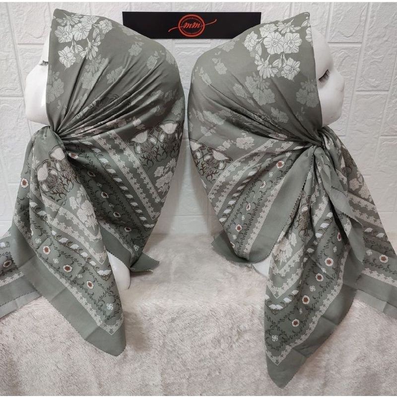 Jilbab Segi Empat Motif / Hijab Voal  Premium / Hijab Denay