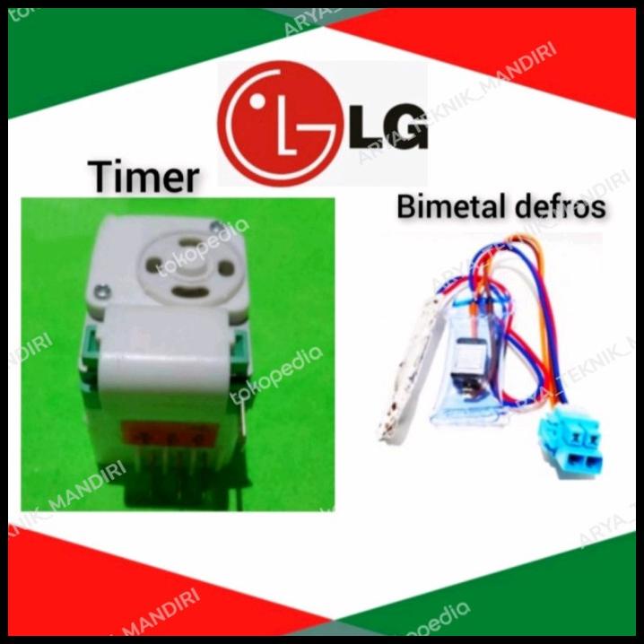 Timer Fuse Bimetal Defros Kulkas Lg 2 Pintu Original