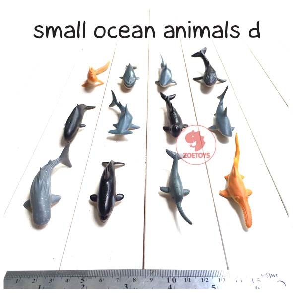 Zoetoys Small Ocean Animals Complete  Medium | Aneka Mainan Hewan Kecil Binatang Figurine Animals | Mainan Edukasi Anak