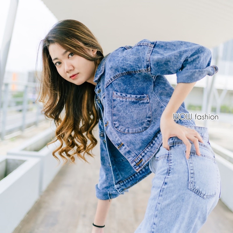 WOW - PABLO JAKET JEANS DENIM WANITA