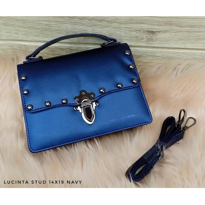 TAS JELLY - TAS FASHION -TAS SELRMPANG - NAVY