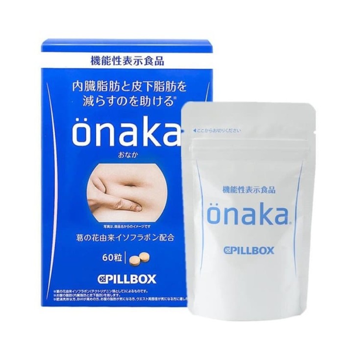 Onaka Pillbox Pill Box Pelangsing Detox Pengecil Lemak Perut Buncit