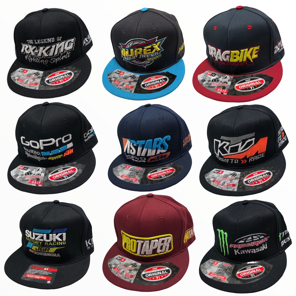 TOPI SNAPBACK TOPI HIP HOP DISTRO RACING BRAND