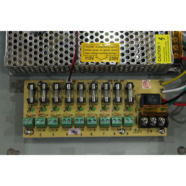 Adaptor Central Panel Box Cctv 10A