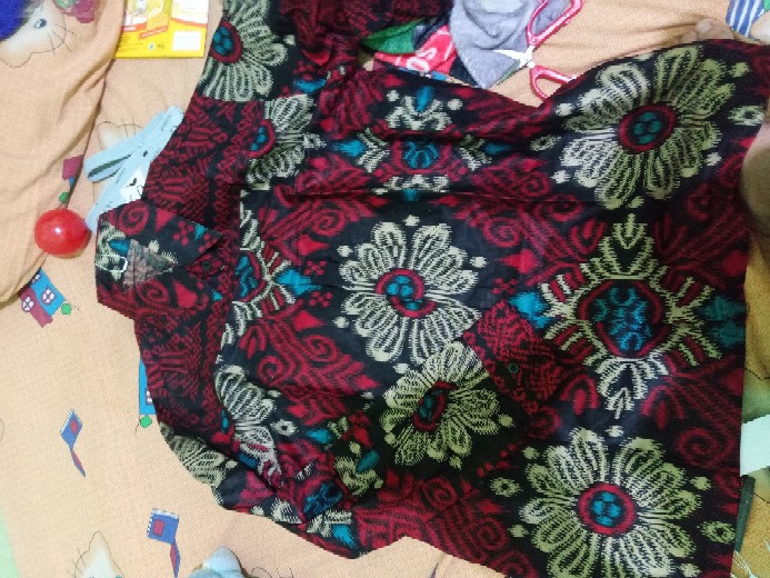 Couple Batik Ayah Anak Motif Kecubung Size Anak Terlengkap