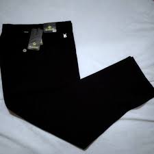 Lesta Langgeng Celana Formal Pria Standard Hitam Kain High Teflon Kerja  27-44 BLAXSAS