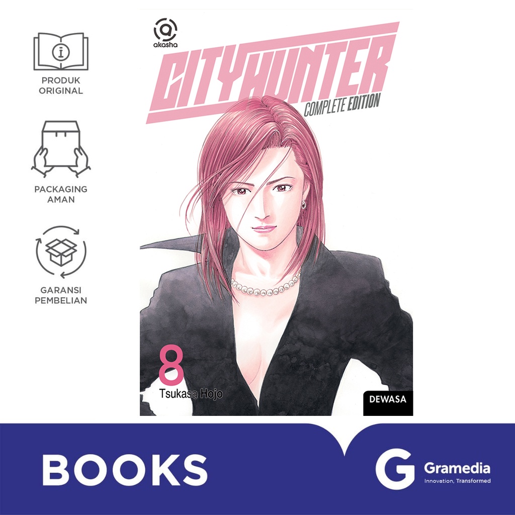 Gramedia Bali - Akasha : City Hunter - Complete Edition 08