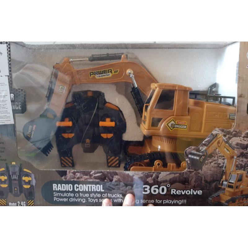 Mobil remot RC Excavator Bego Mainan Remote Control