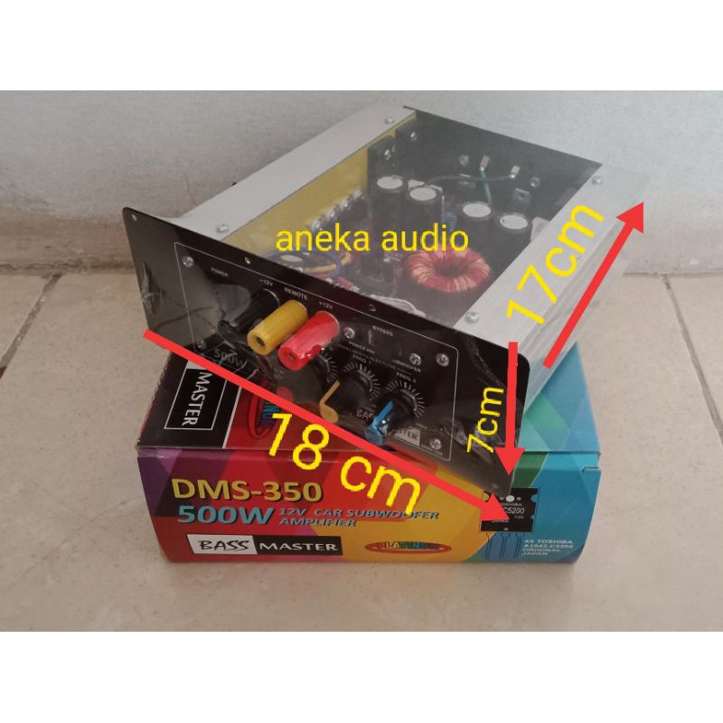 kit basstube monoblock bass master DMS -350..500Watt Murni ori