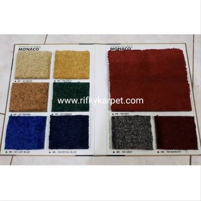 karpet meteran polos monaco