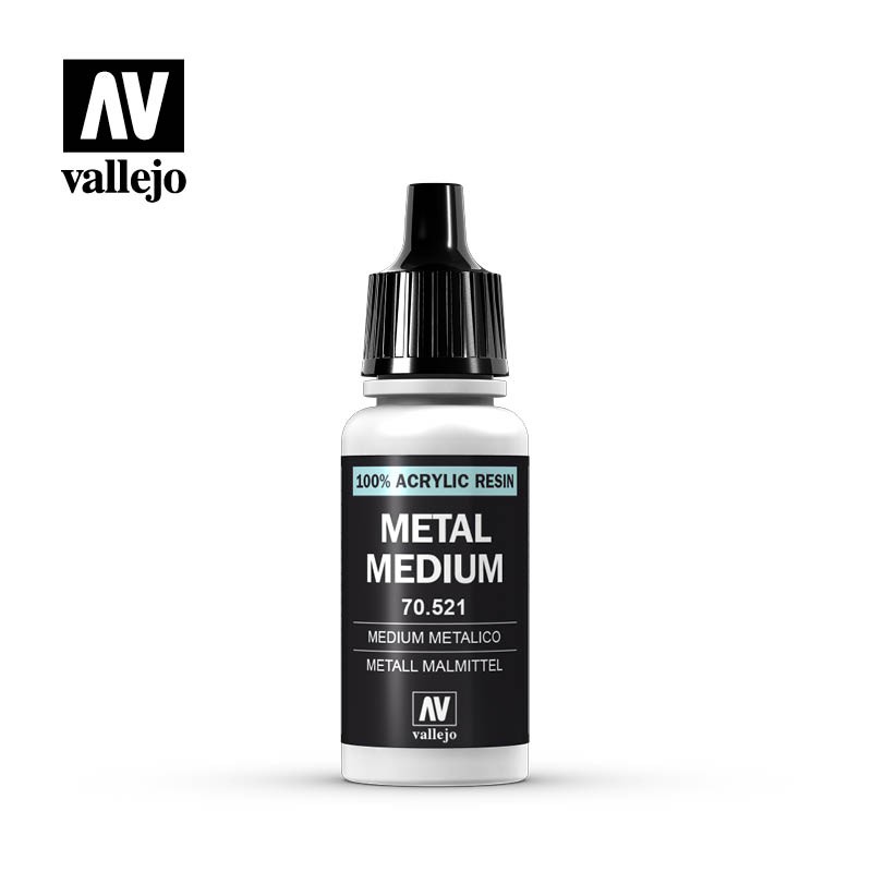 

Vallejo Metal Medium – Efek Metalik & Kilauan Warna-warni