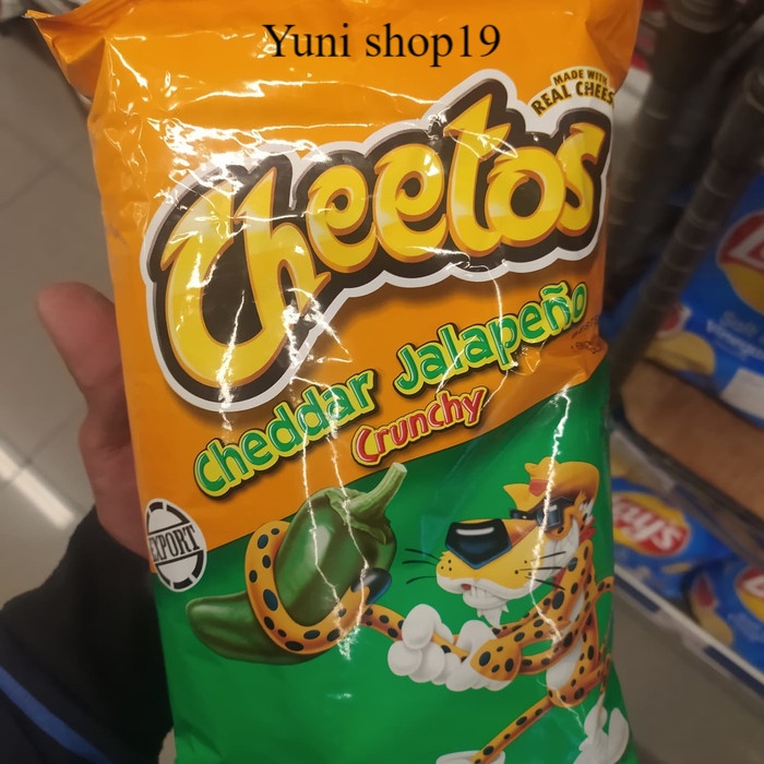 

cheetos cheddar jalapeno crunchy - cheetos import made in usa