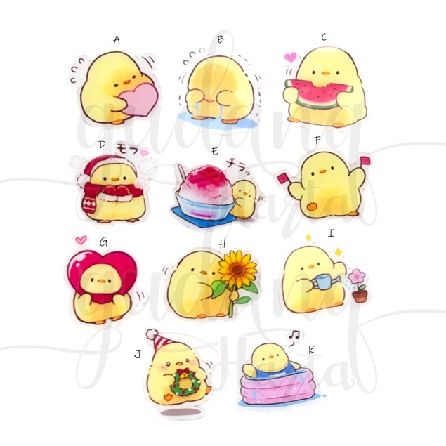 Pin Akrilik Little Chicken Pin Bros Tas Motif Anak Ayam GH 208504