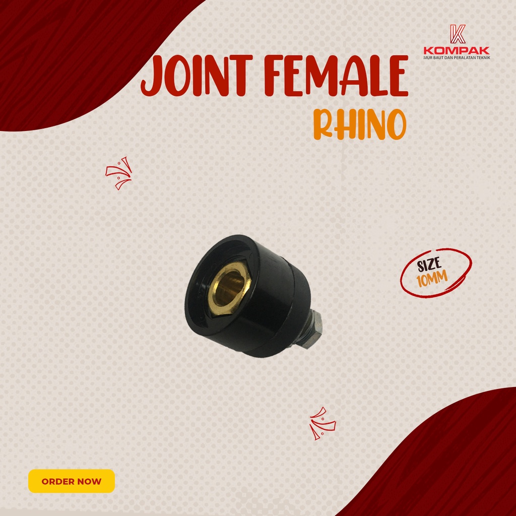 Konektor Female Kabel Mesin Las Listrik 10 - 25 MM Conner PLUG