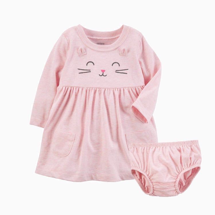 Dress Anak Perempuan Mouse Pink