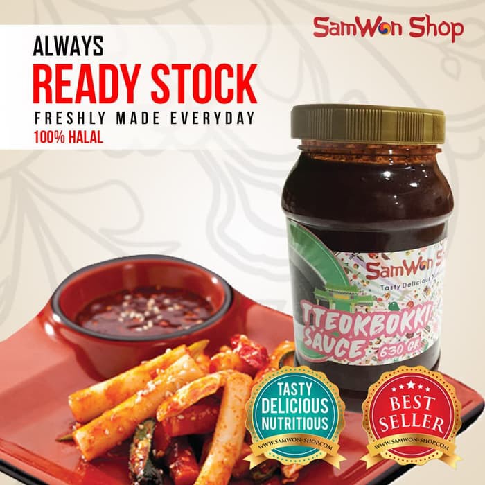 

BEST DEAL SAMWON TTEOKBOKKI / TOKPOKI SAUCE 630 GRAM !!!!